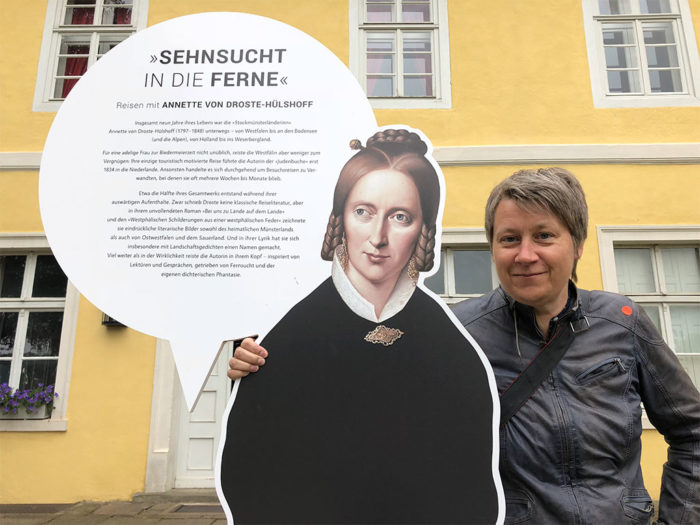 Annette von Droste-Hülshoff, Monika Gemmer (von links).